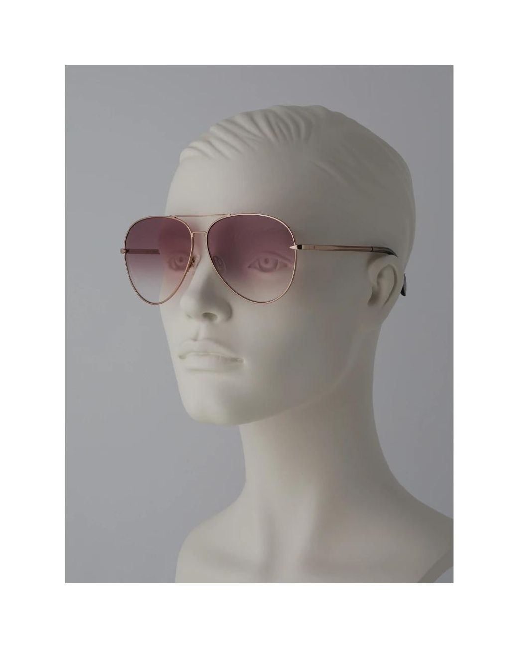 Rag & Bone Purple Pilotenbrille