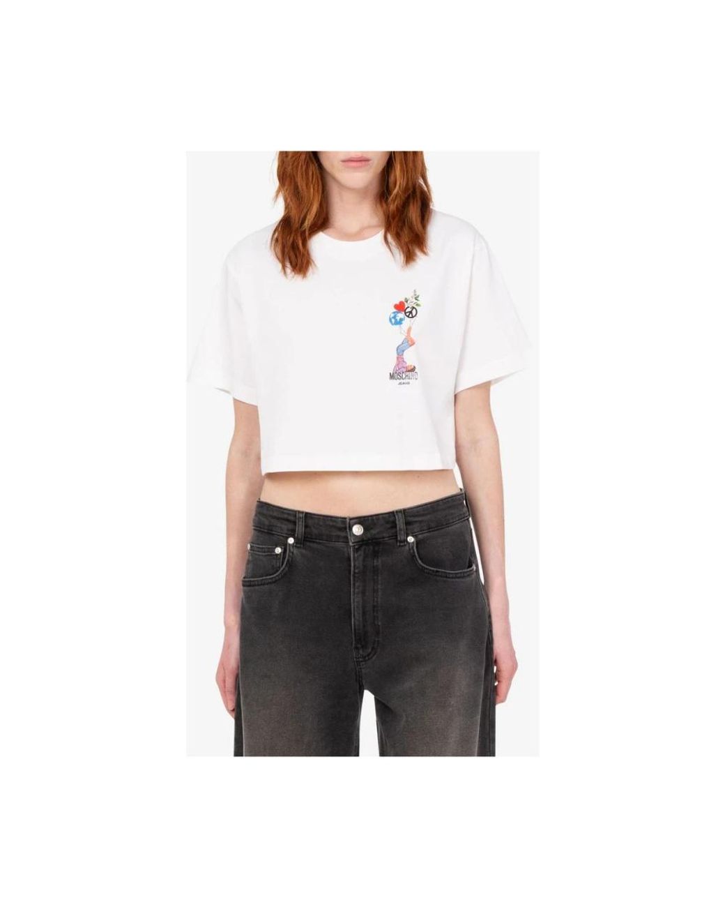 Moschino White T-Shirts