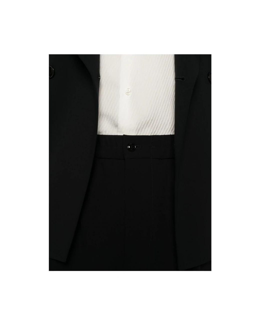 Giorgio Armani Black Double Breasted Suits for men