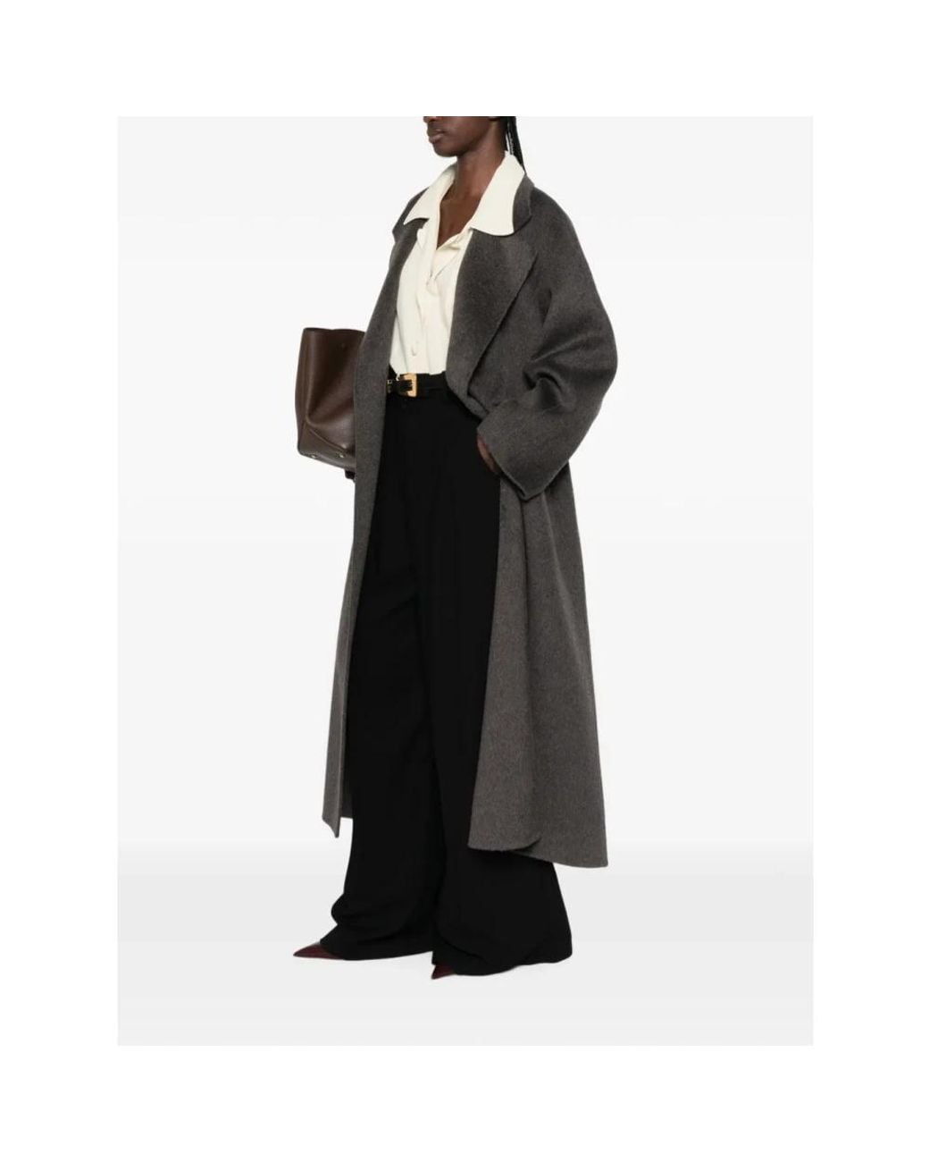Arma Black Belted Coats