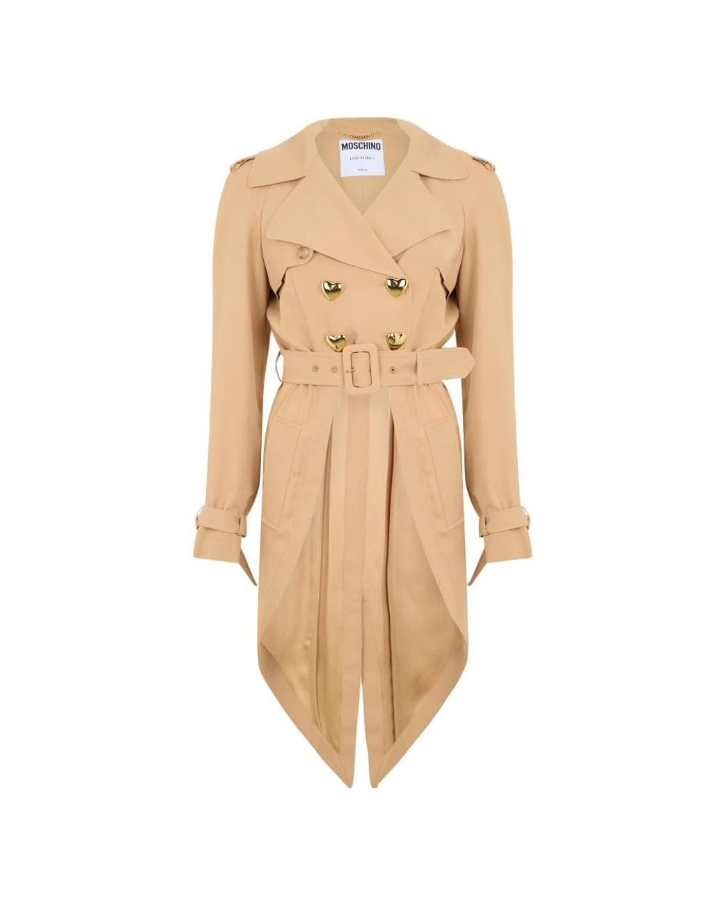 Moschino Natural Trench Coats