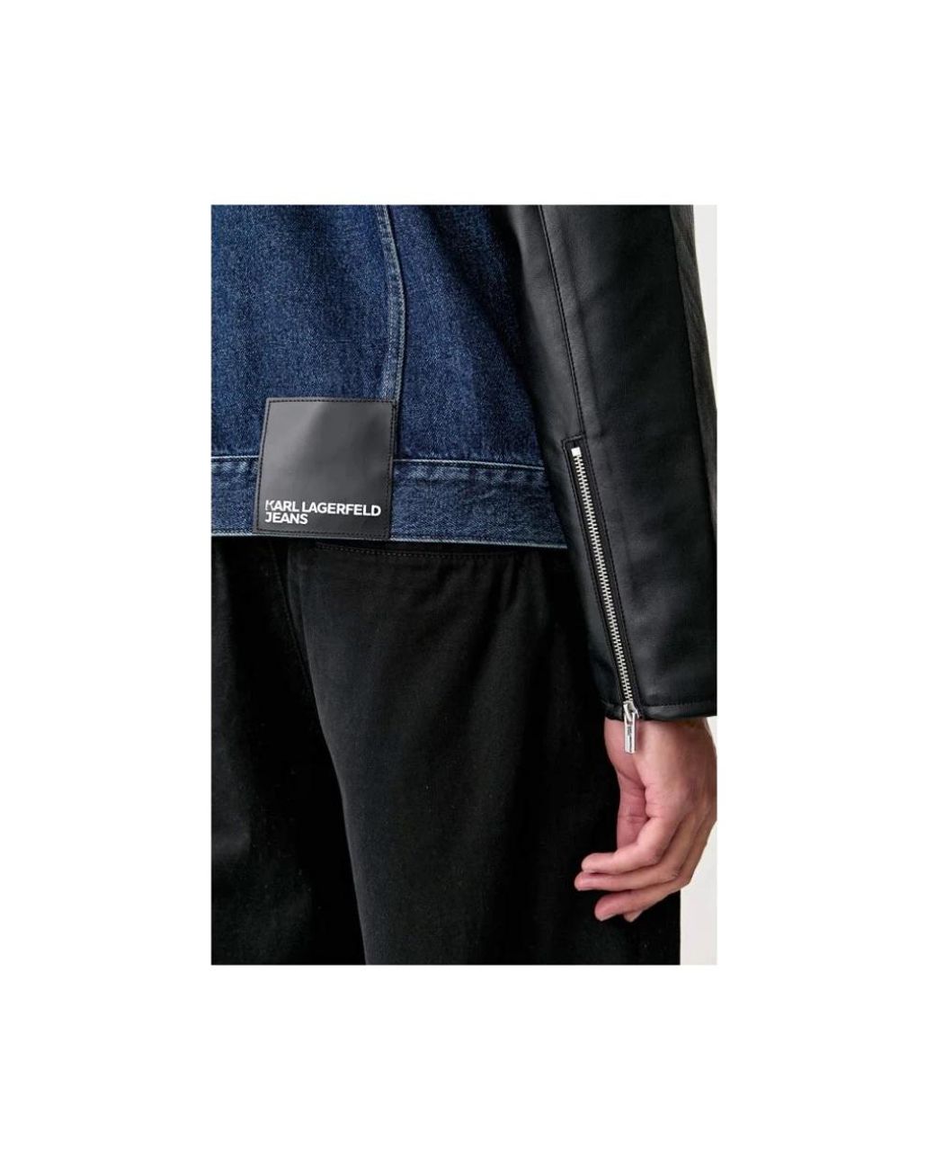 Karl Lagerfeld Blue Denim Jackets for men