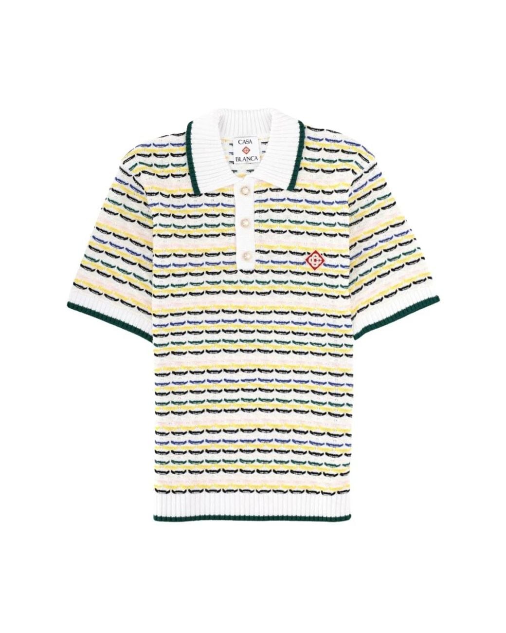 Casablanca Metallic Polo Shirts for men