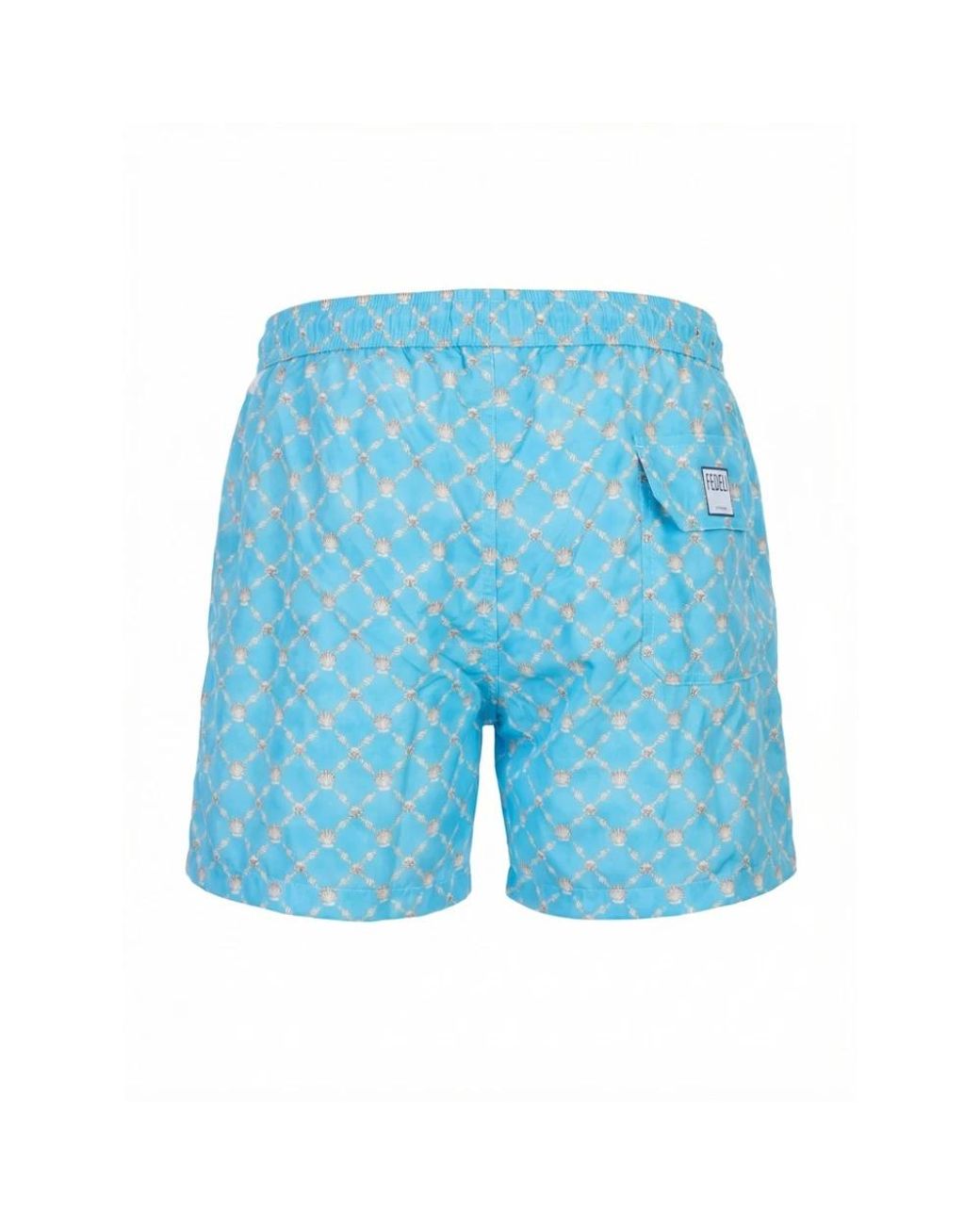 Fedeli Blue Beachwear for men