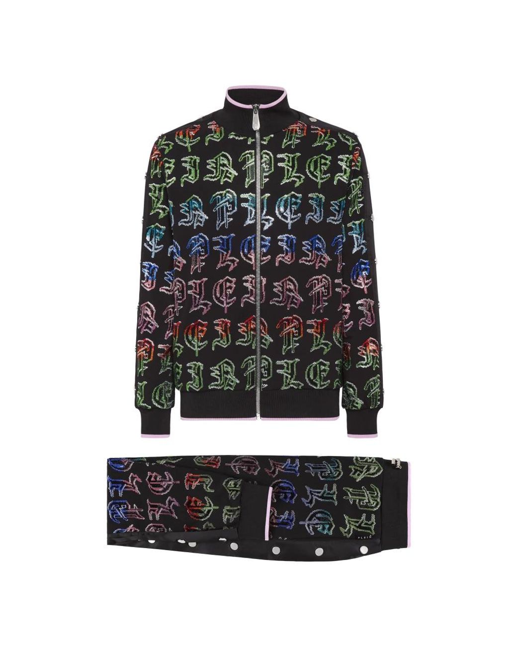 Philipp Plein Tracksuit Gothic Plein in het Gray voor heren