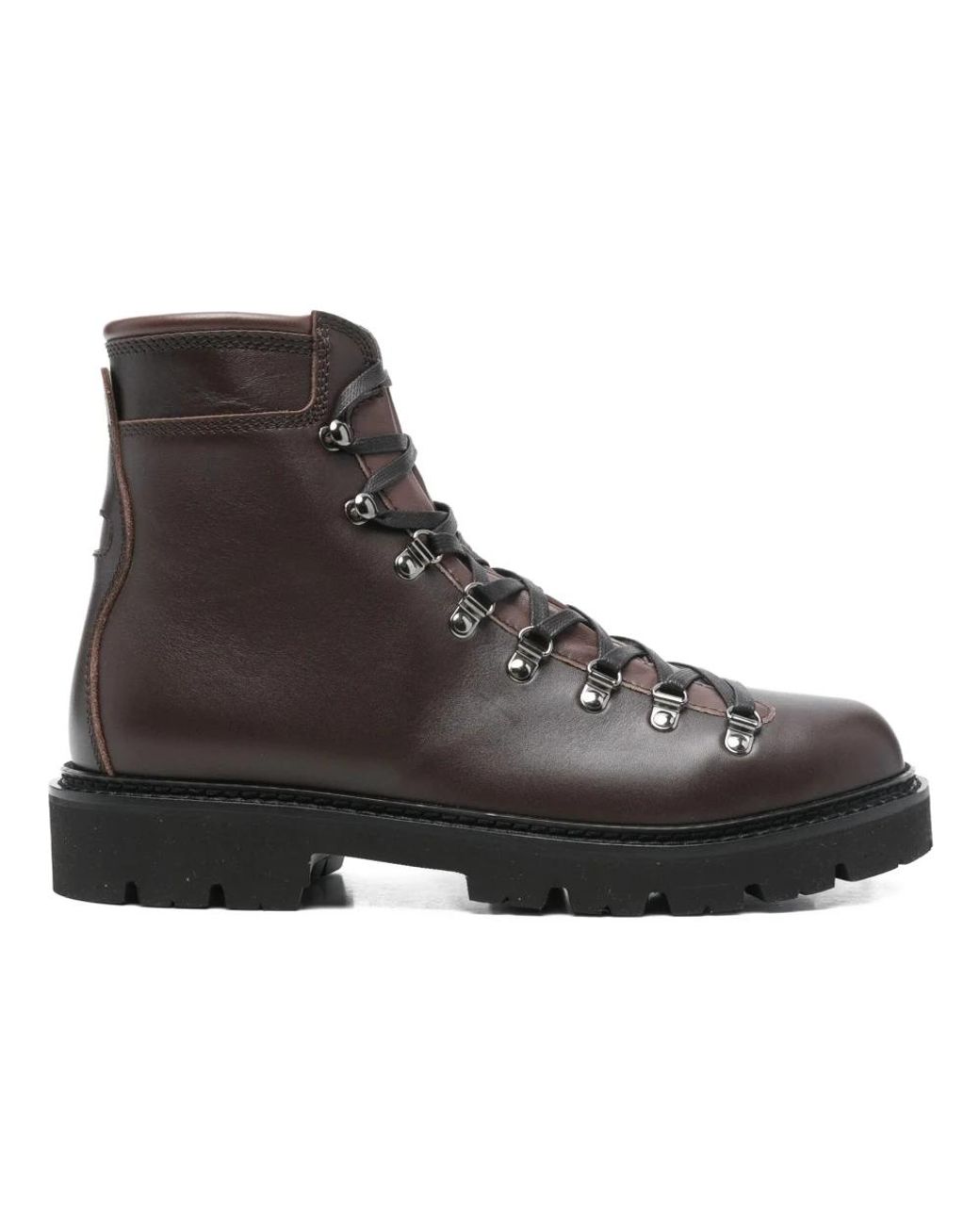 Bally Brown Lace-Up Boots for men
