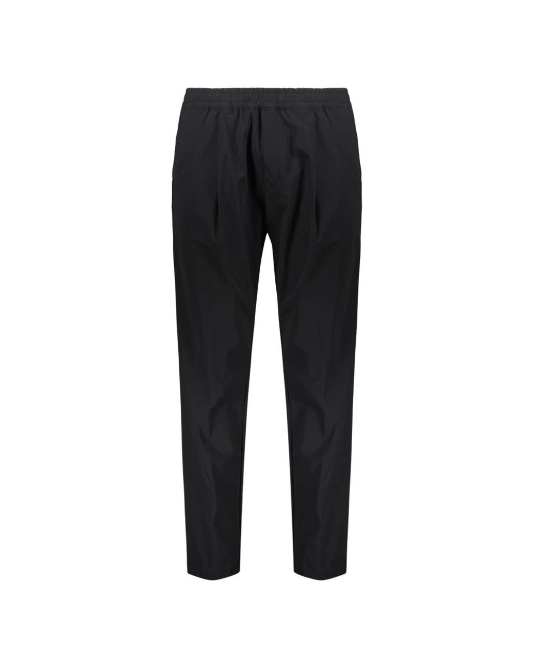 Paul & Shark Black Straight Trousers for men
