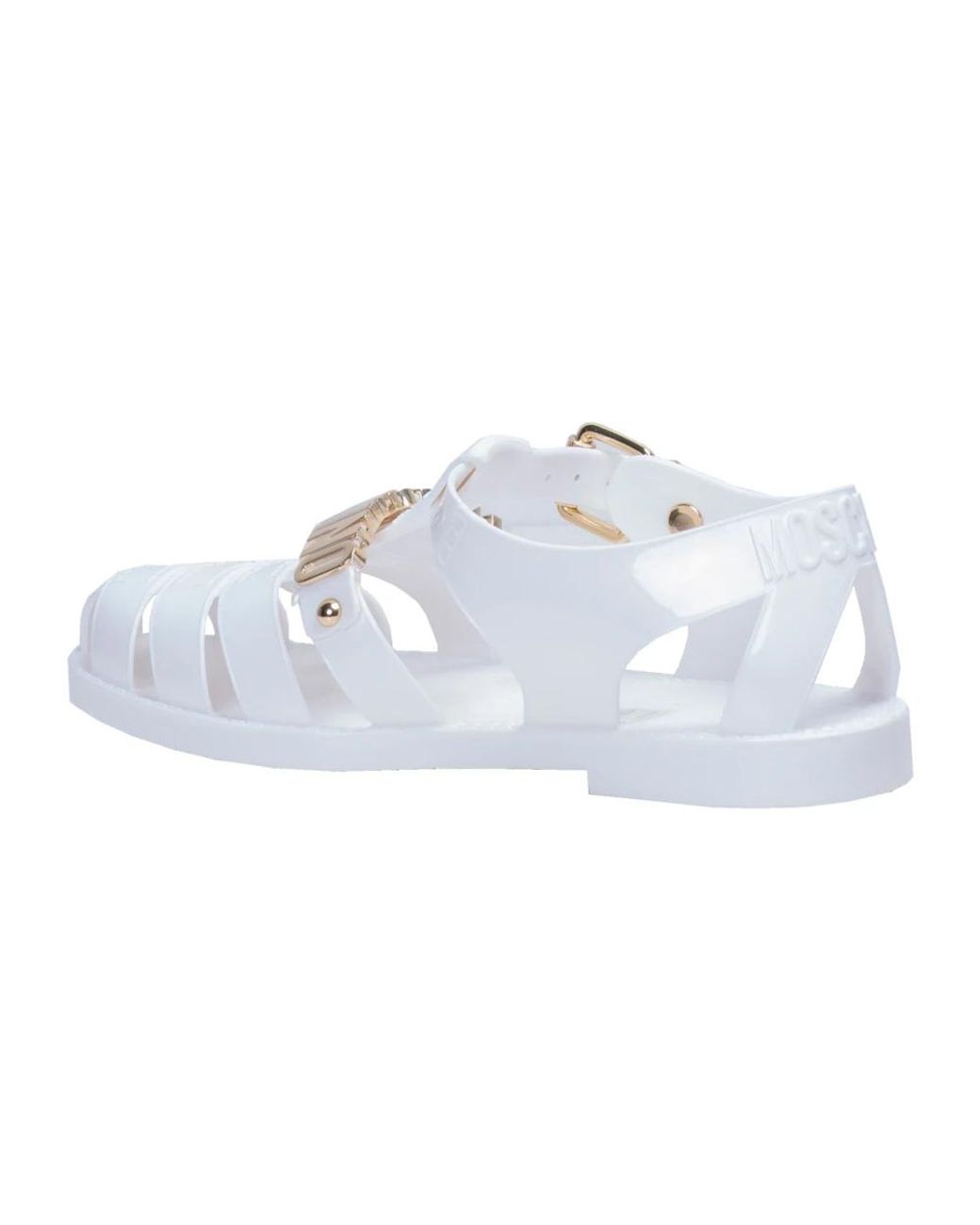 Moschino White Sandals