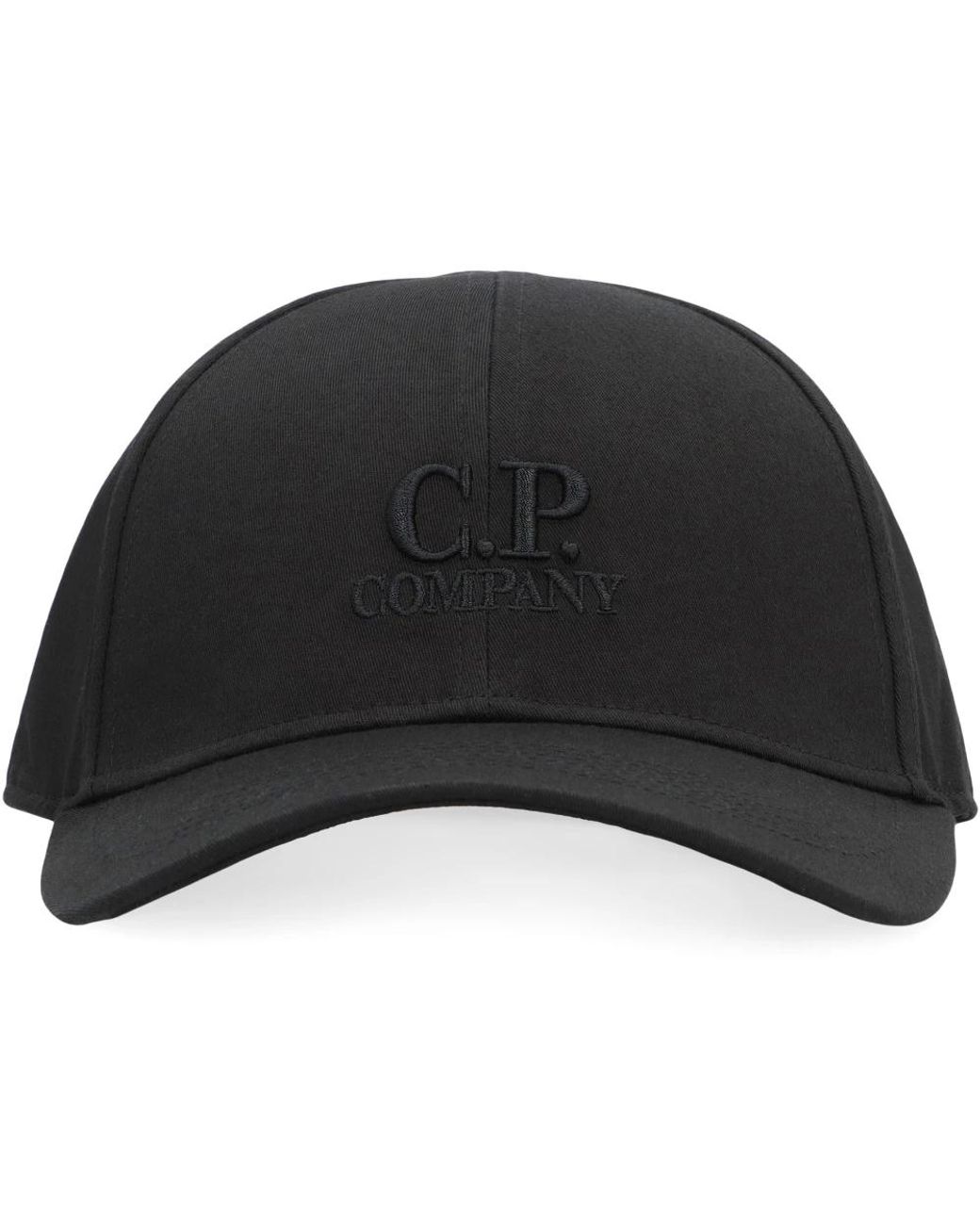 Caps di C P Company in Black da Uomo