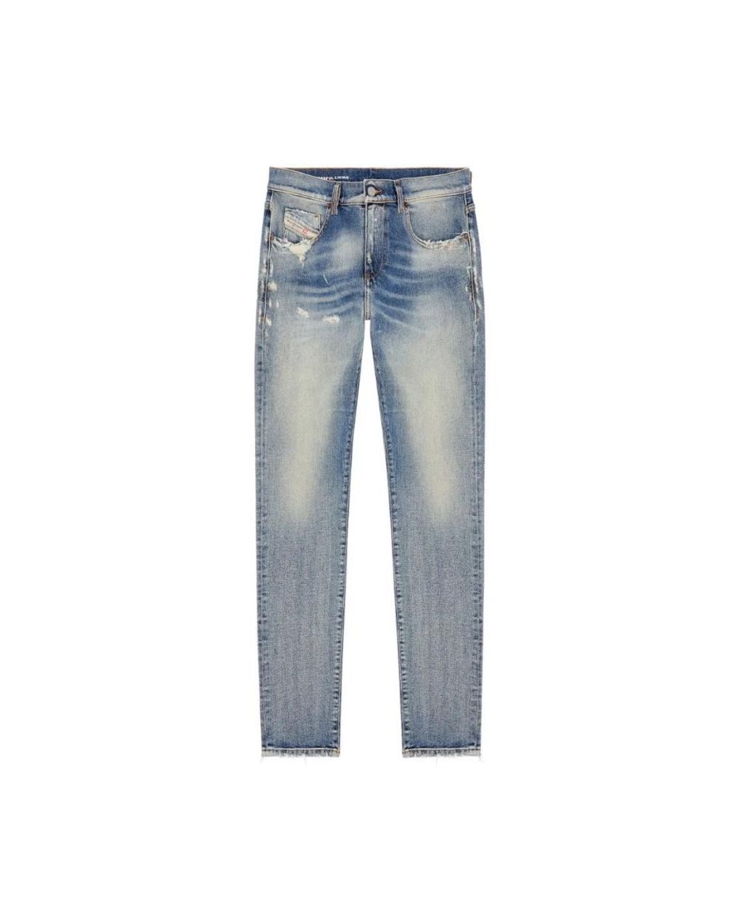 DIESEL Blue Slim Fit Jeans for men