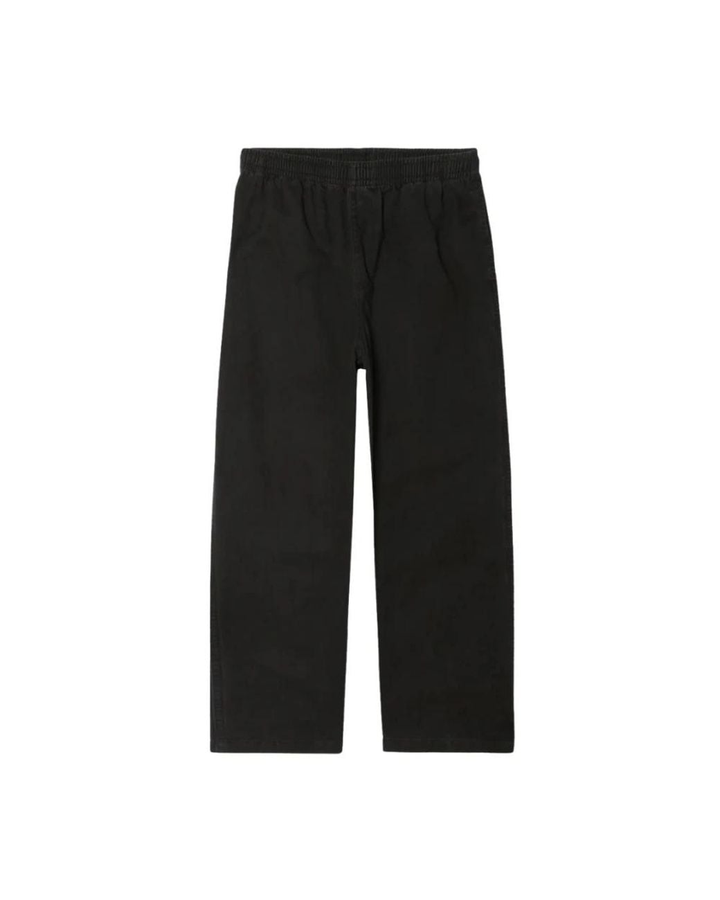 Obey Black Wide Trousers for men