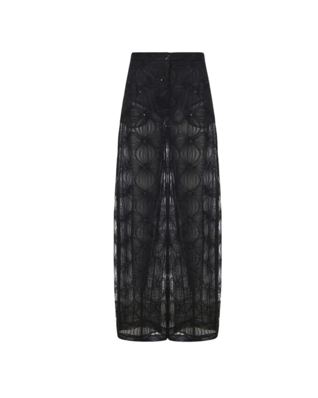 Genny Black Wide Trousers