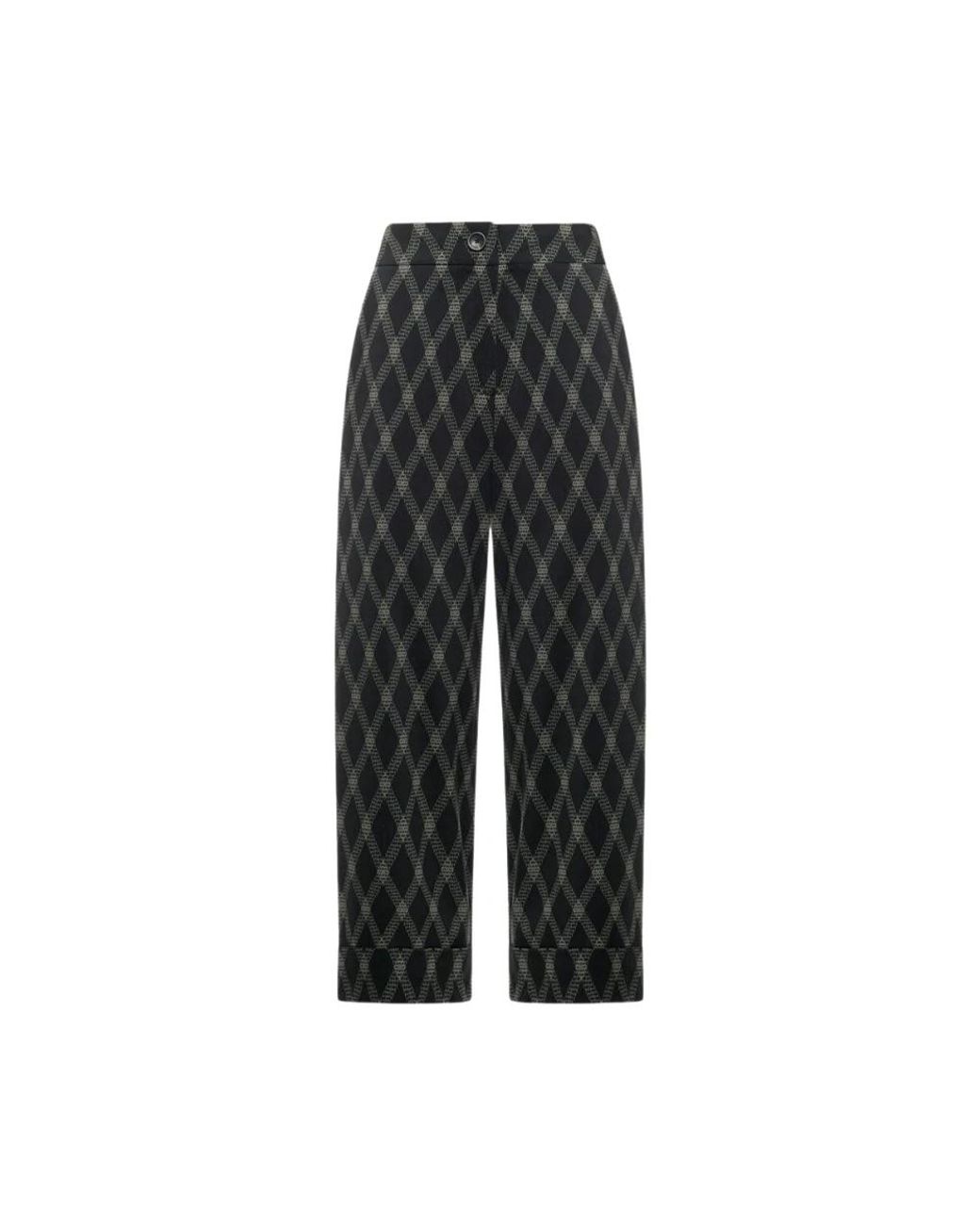 Pierre Louis Mascia Black Wide Trousers