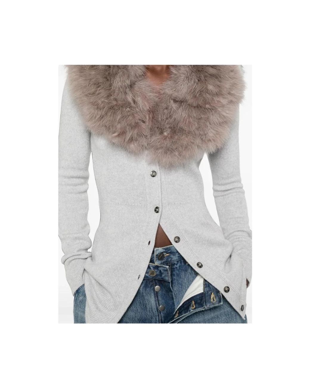 Blumarine Gray Cardigans