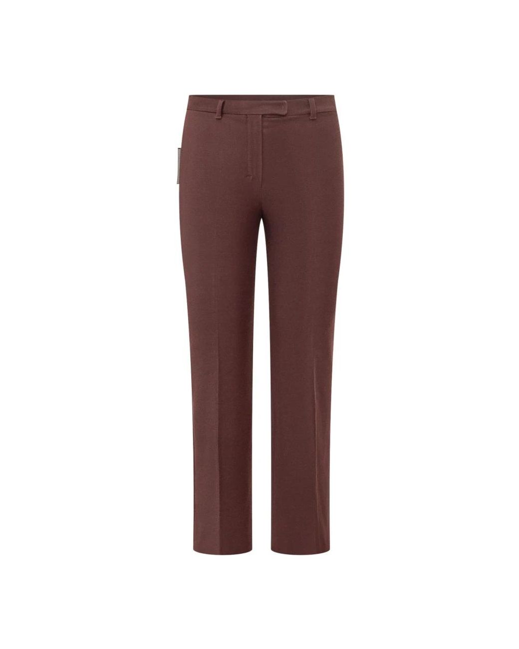 Max Mara Purple Straight Trousers