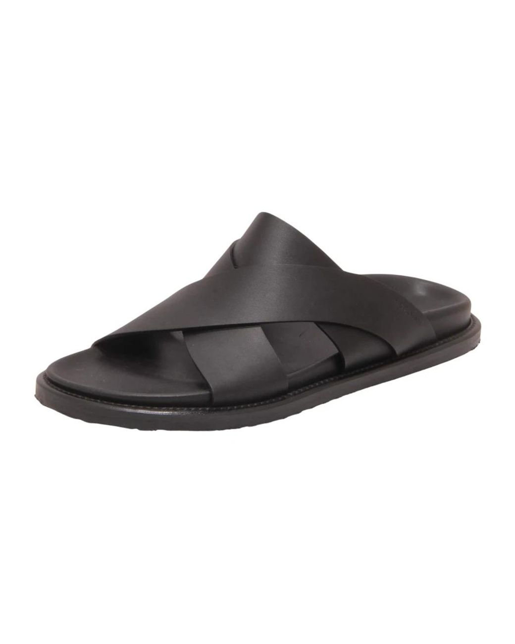 Stuart Weitzman Black Sliders for men