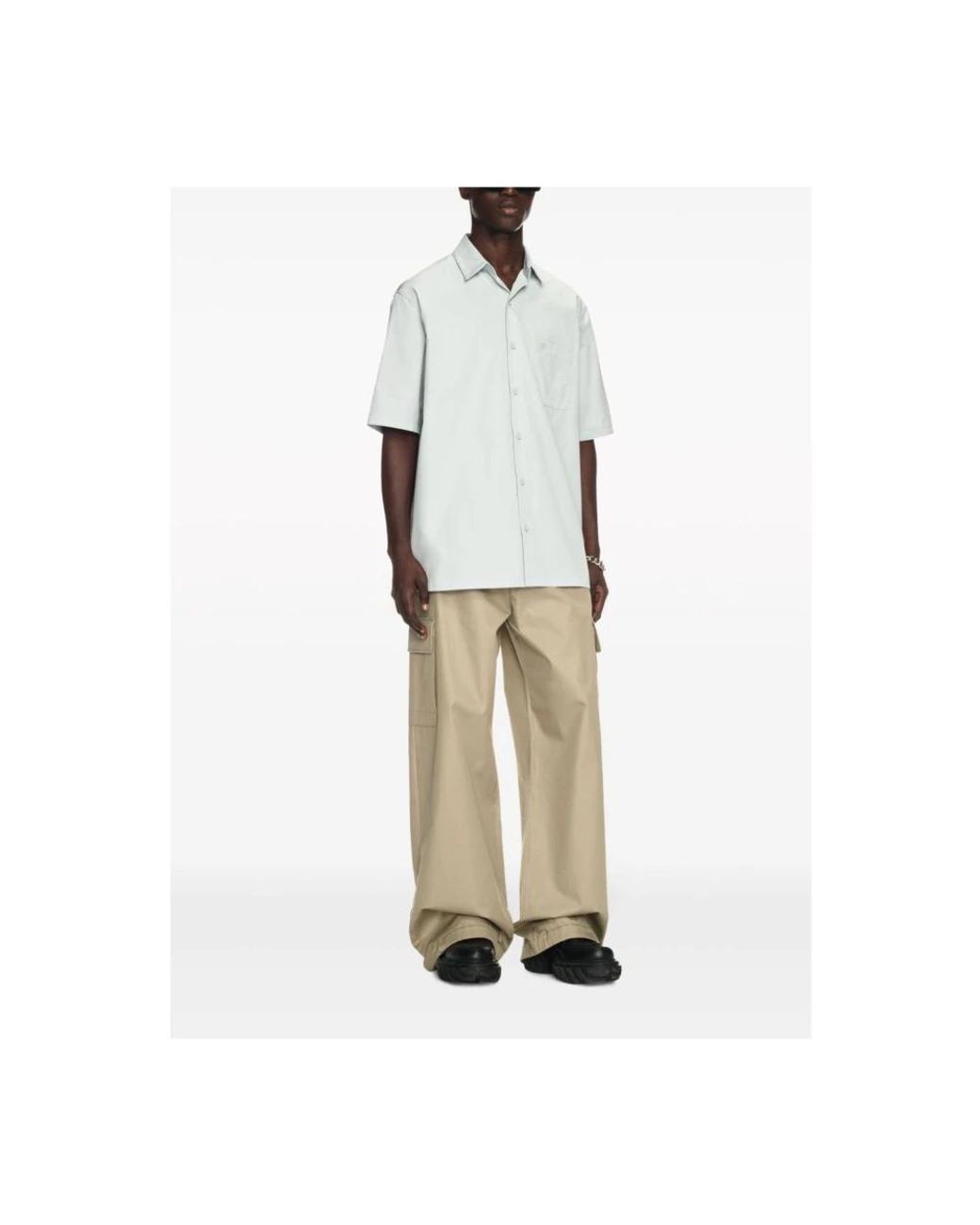 Off-White c/o Virgil Abloh Natural Wide Trousers for men