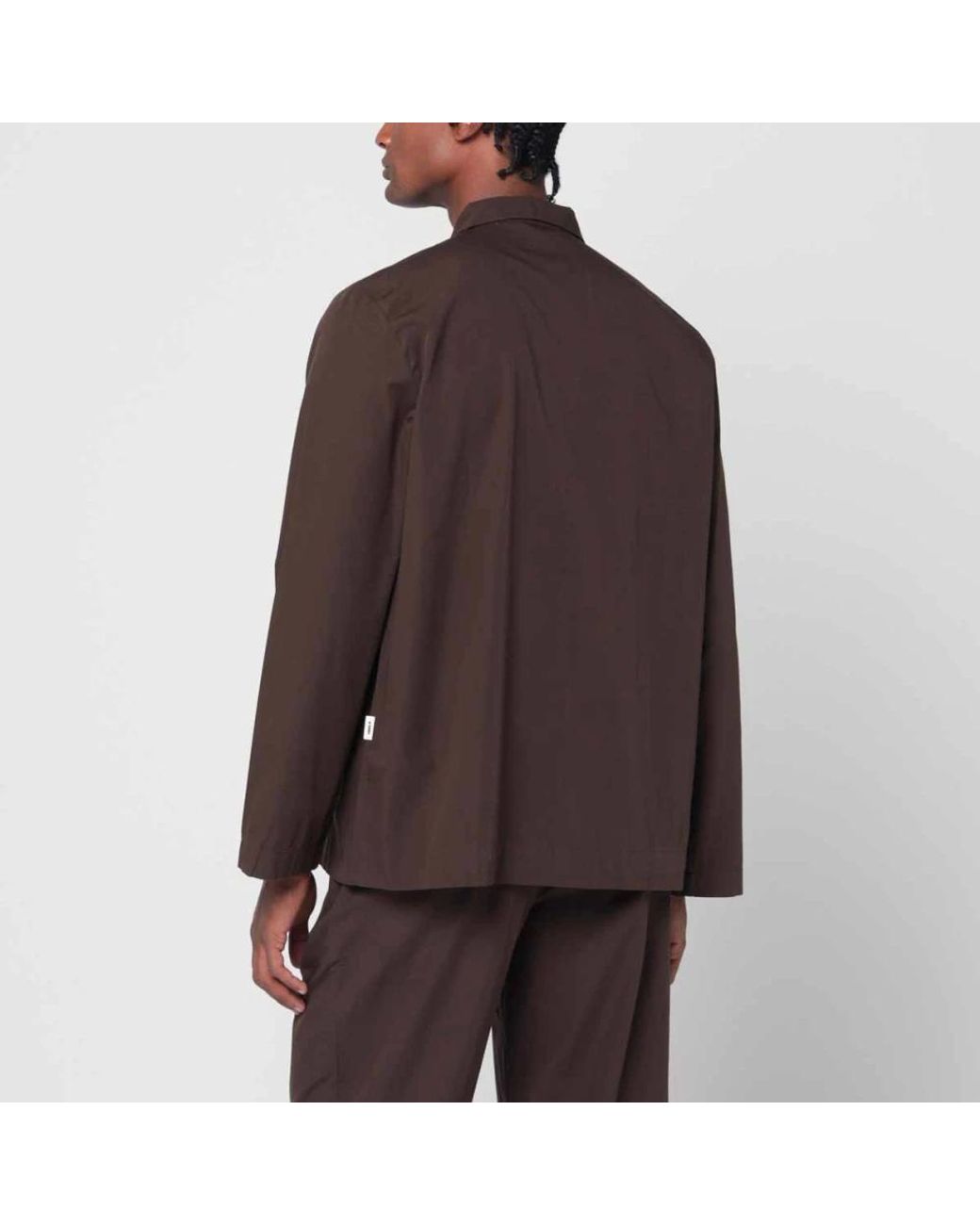 Tekla Brown Casual Shirts for men