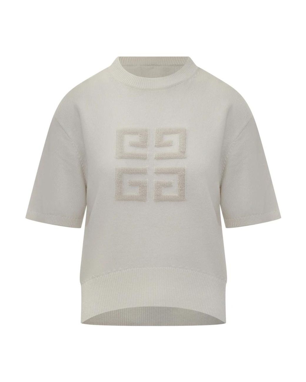 Givenchy Gray Round-Neck Knitwear