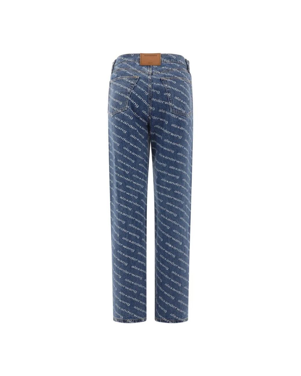 Alexander Wang Blue Straight Jeans