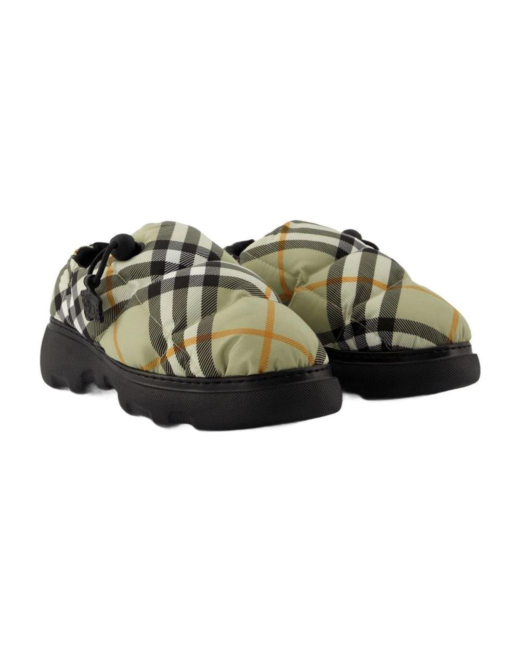 Flats Burberry en coloris Green