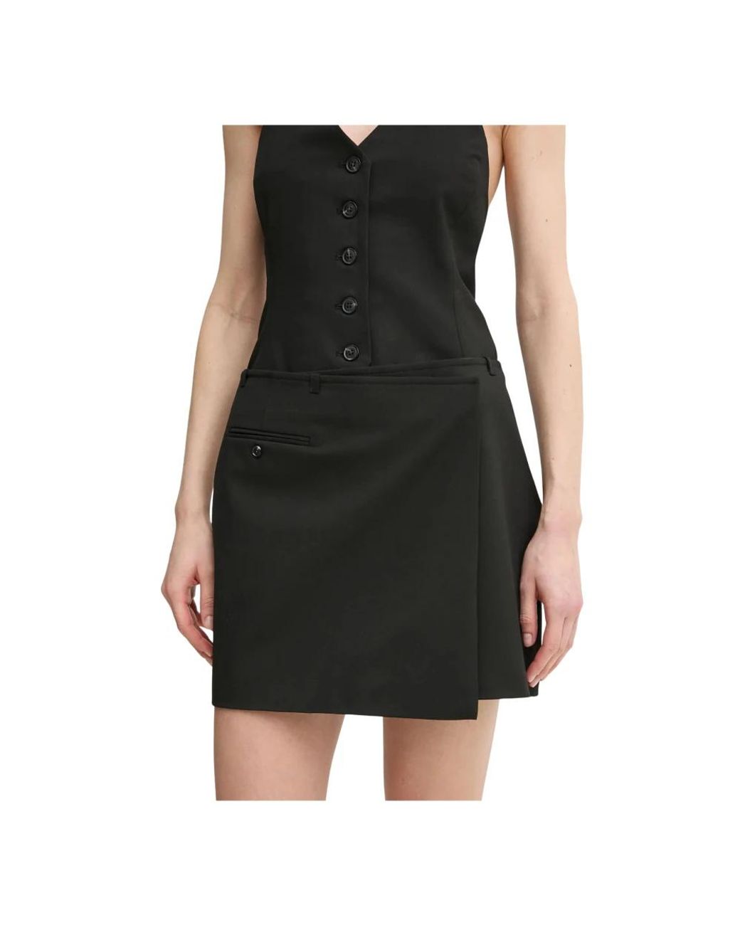 Short Skirts Samsøe & Samsøe en coloris Black
