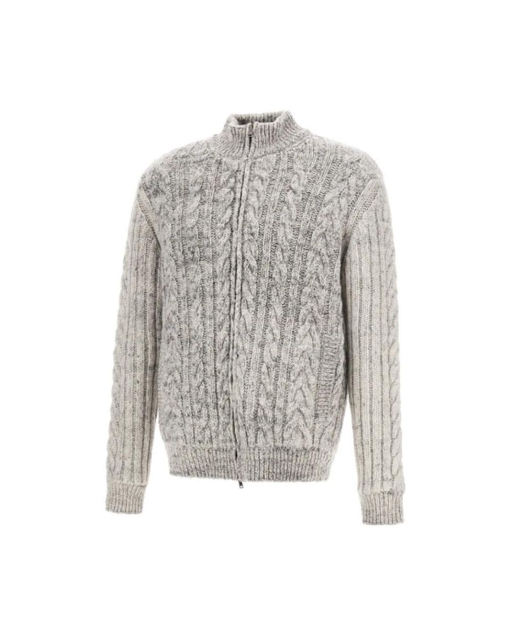 Herno Gray Cardigans for men
