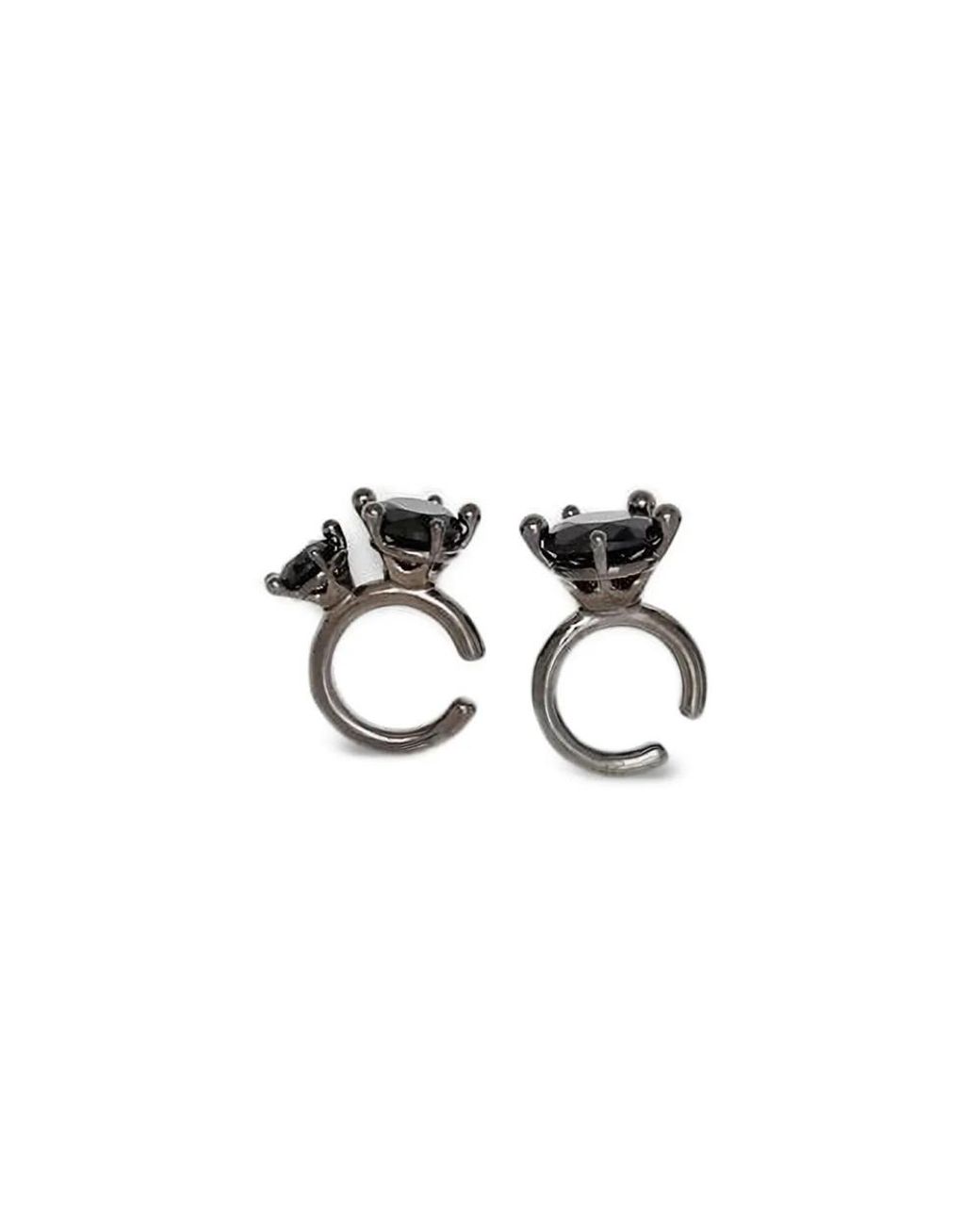 Panconesi Black Earrings