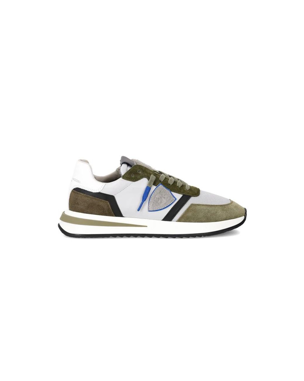 Philippe Model Schoenen ,Veelkleurig ,Katoen Sneakers Tropez 2.1 Running in het Multicolor voor heren