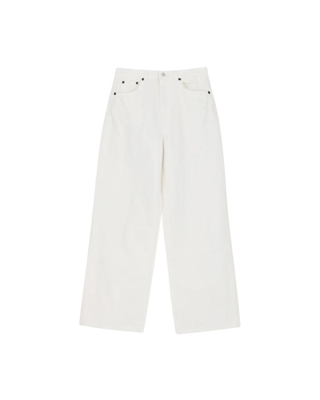 Skall Studio White Wide Jeans