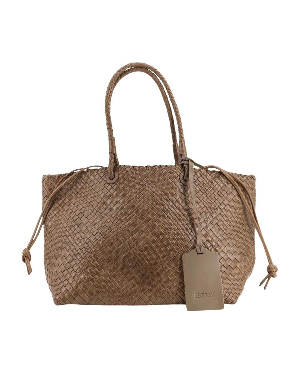 IBELIV Brown Shopping Bags