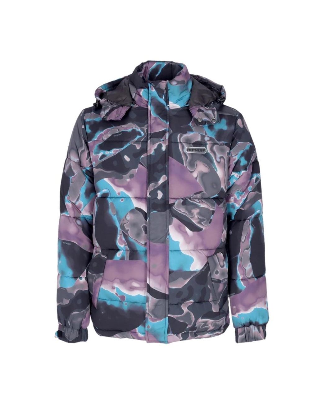 RIPNDIP Jassen ,Veelkleurig ,Polyester Ultralight Beam Puffer Jacket in het Blue voor heren