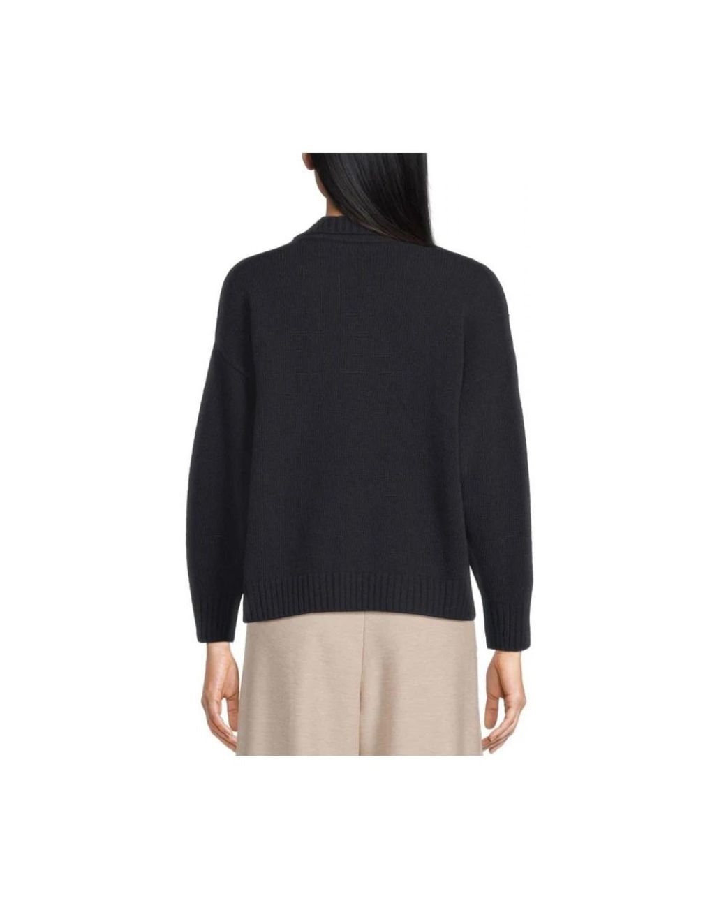 Weekend by Maxmara Blue V-Neck Knitwear