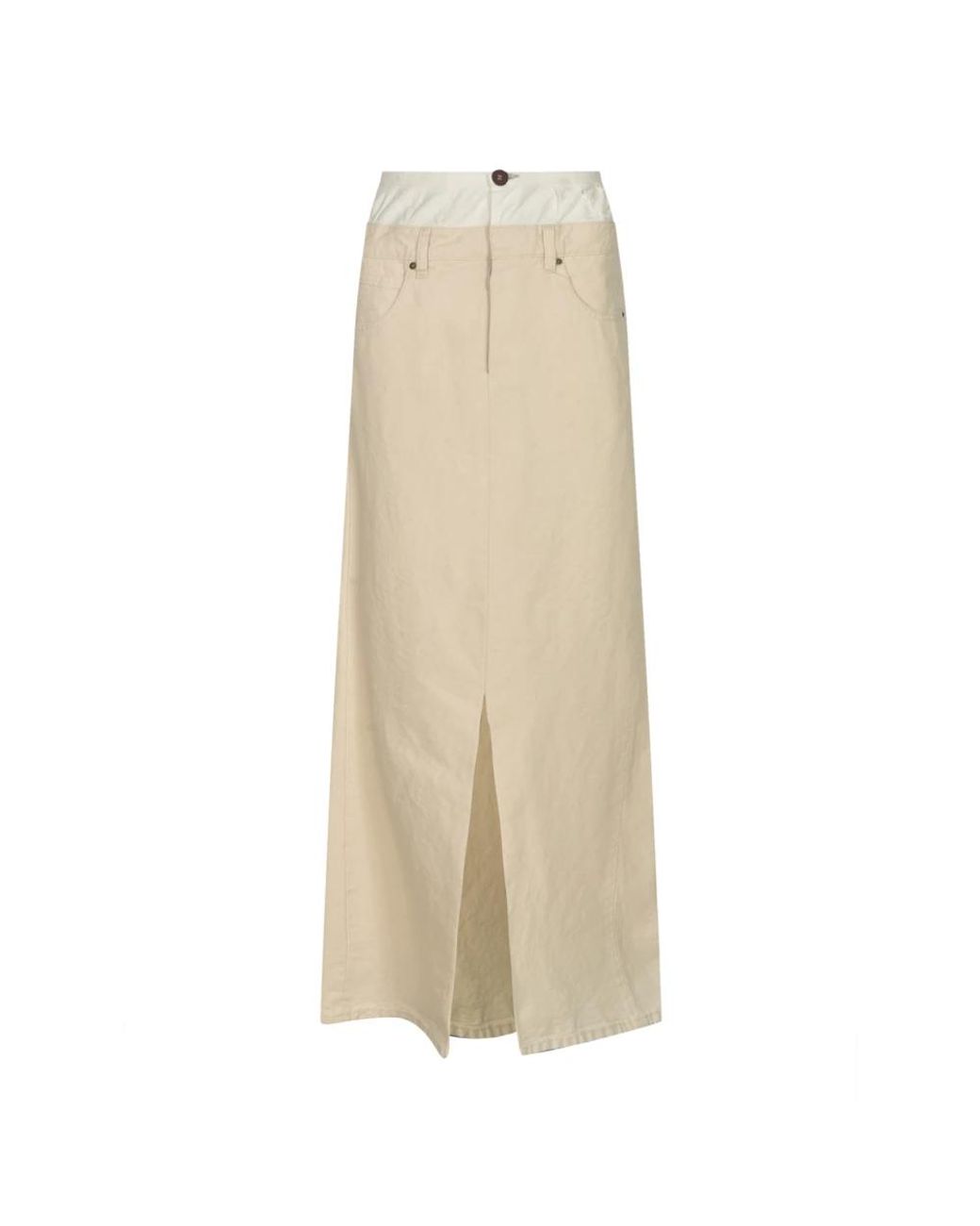 Maison Margiela Natural Maxi Skirts