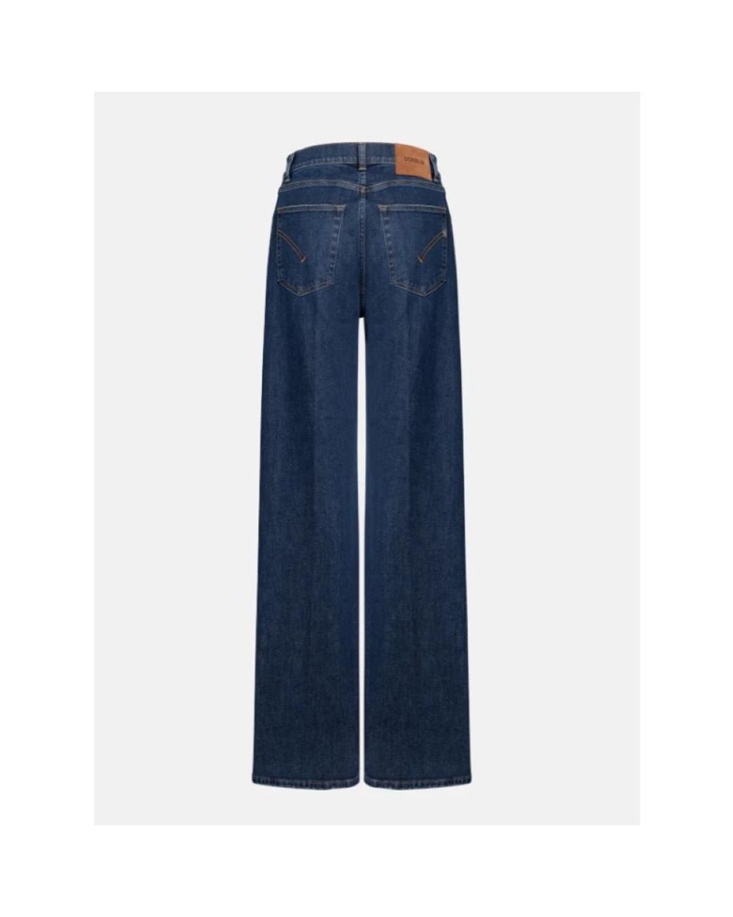 Dondup Blue Wide Jeans