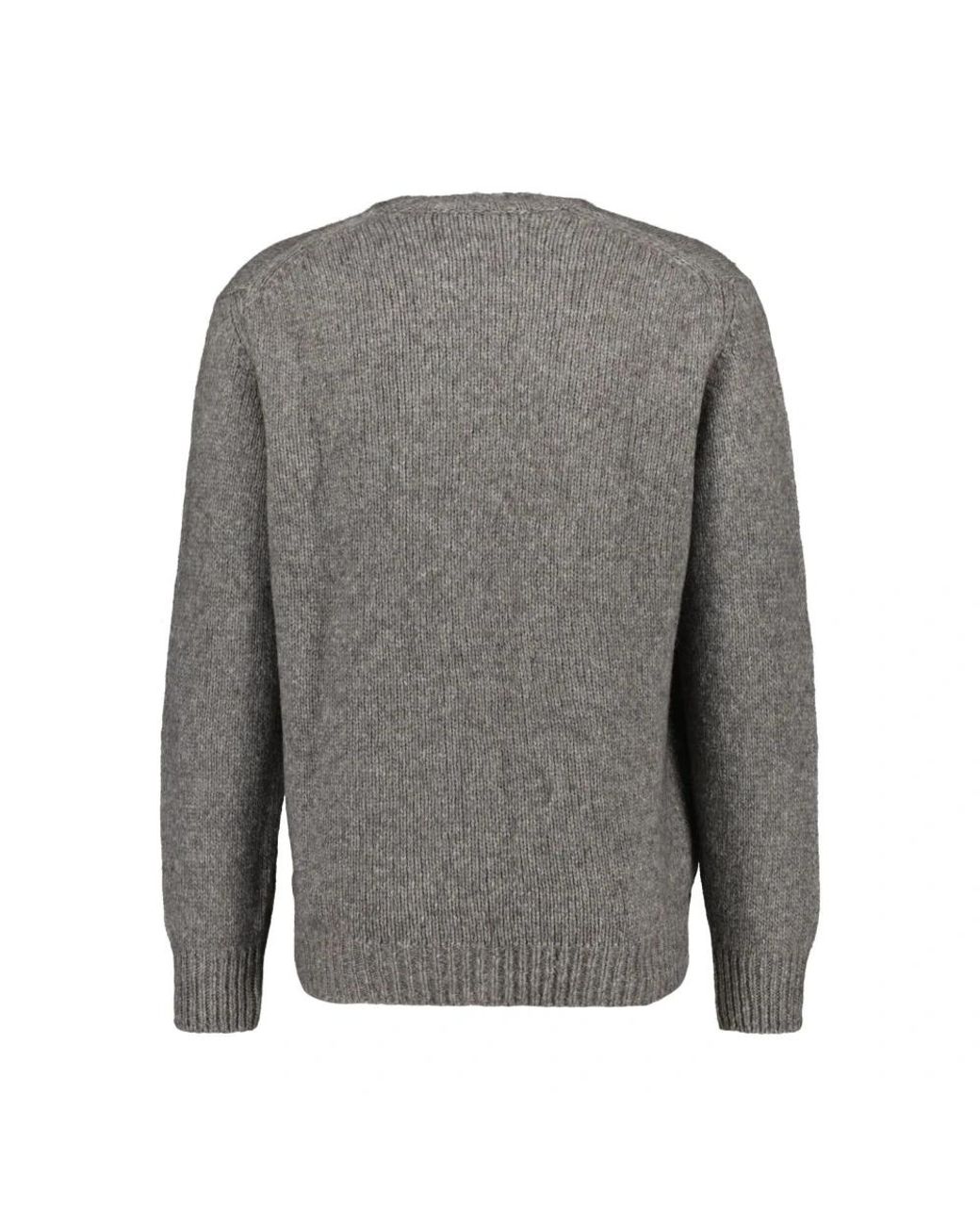 Fedeli Rundhalsstrickware in Gray für Herren