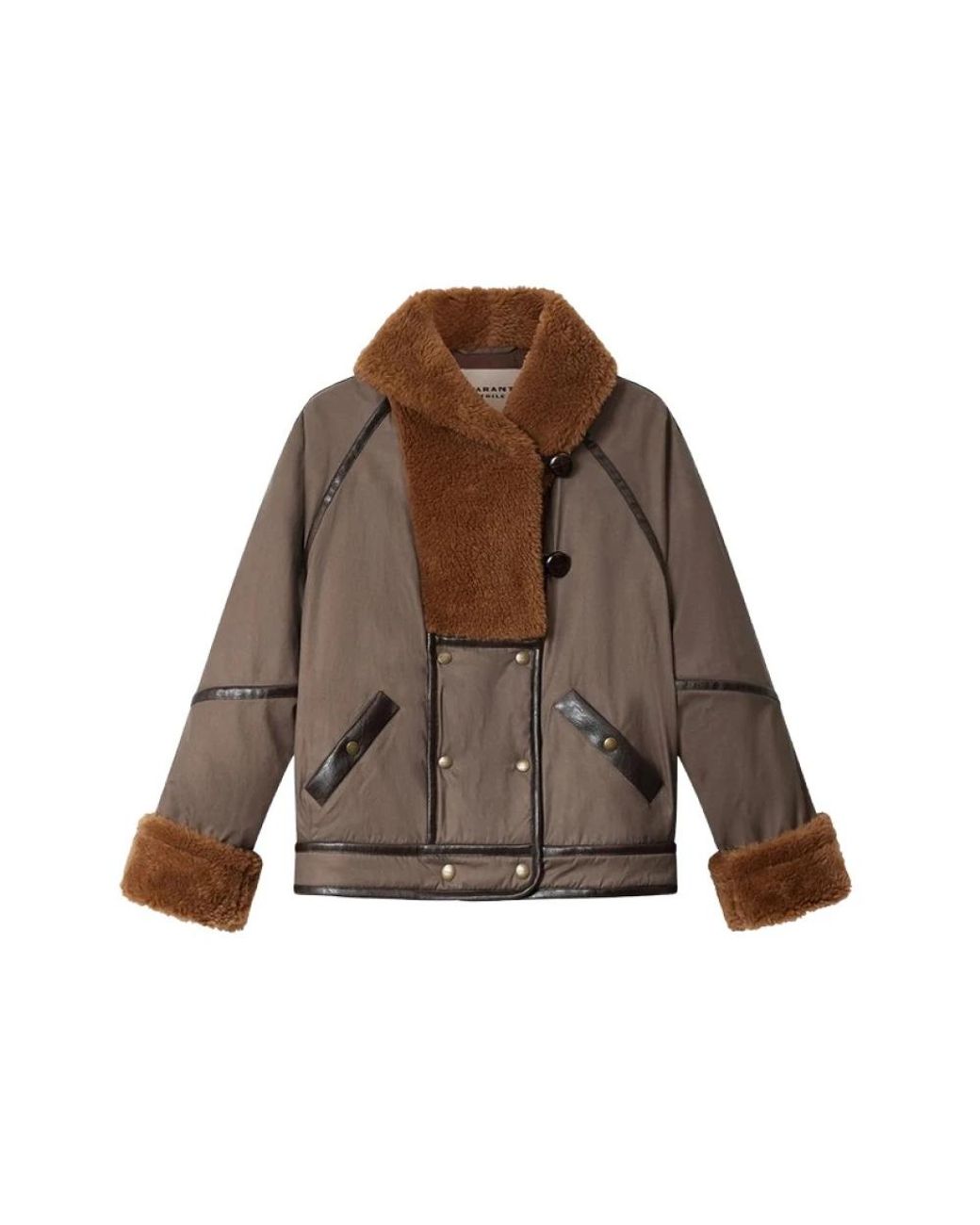 Isabel Marant Brown Faux Fur & Shearling Jackets
