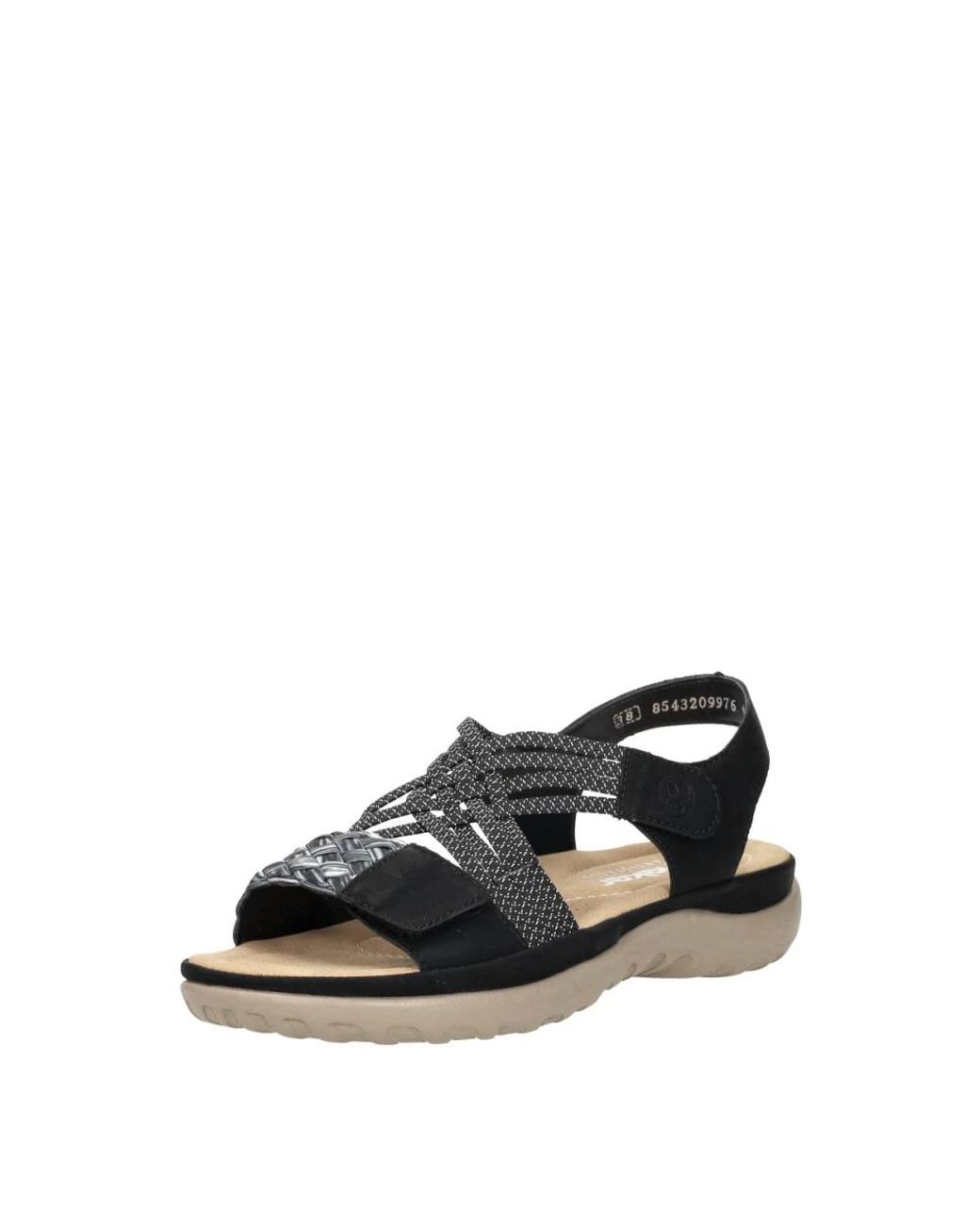 Flat Sandals Rieker en coloris Black