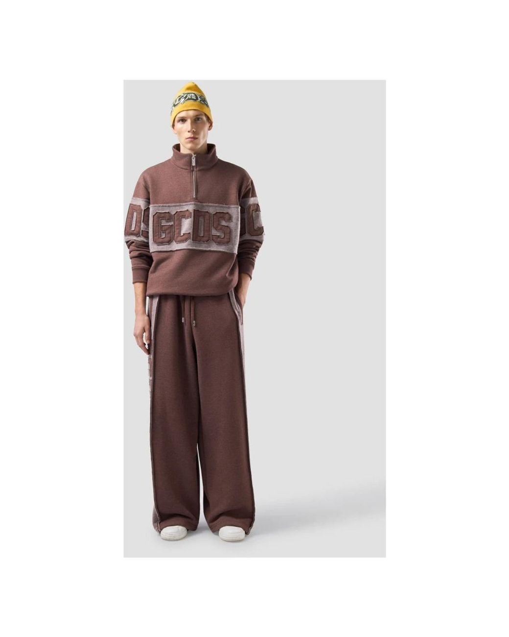 Sweatpants Gcds de hombre de color Brown