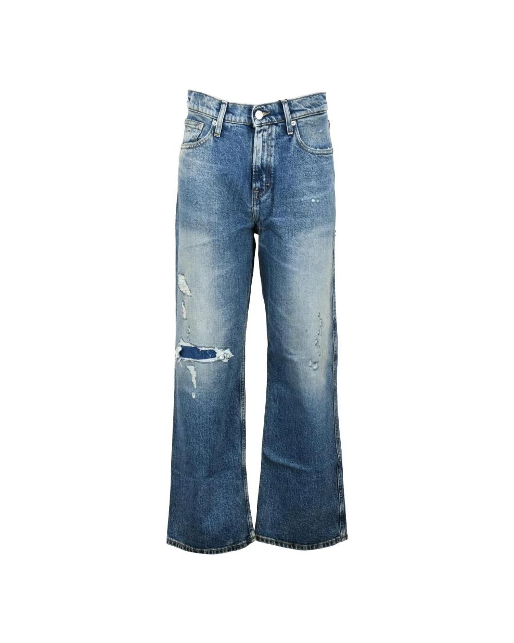 Tommy Hilfiger Betsy Mid Rise Loose Jeans in het Blue