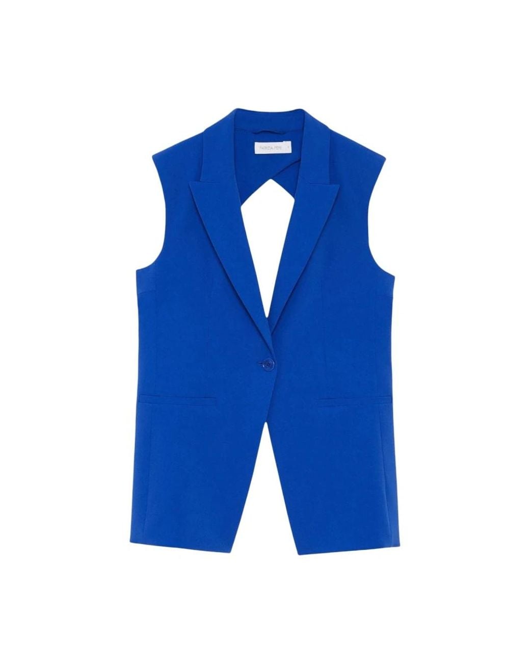 Patrizia Pepe Blue Waistcoats