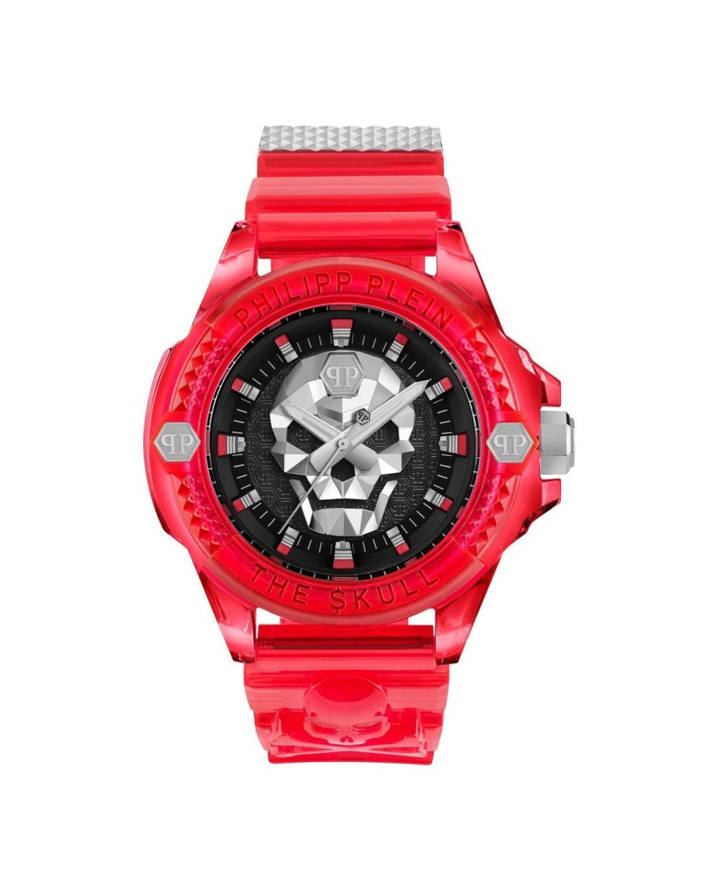 Philipp Plein The $Kull Tech Edit Watch in het Red voor heren