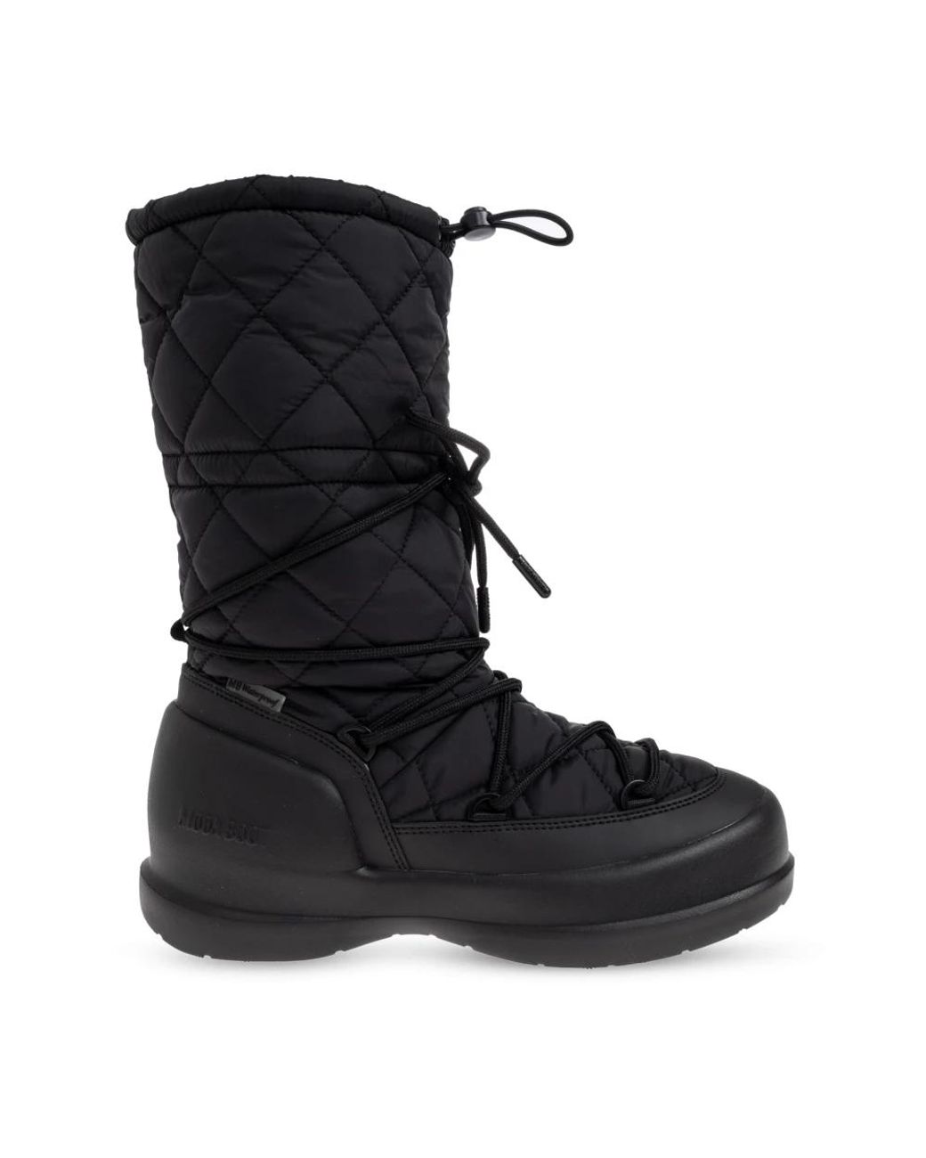 Moon Boot Schoenen ,Zwart ,Mezzaluna Gewatteerde Sneeuwlaarzen in het Black