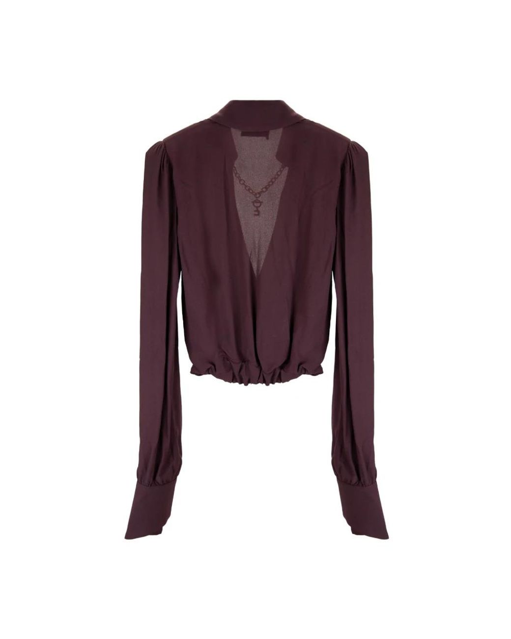 Elisabetta Franchi Purple Blouses
