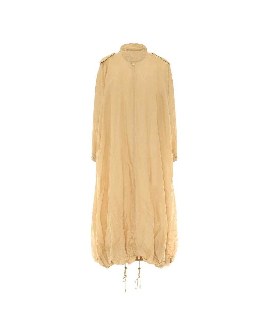 Alberta Ferretti Natural Parkas