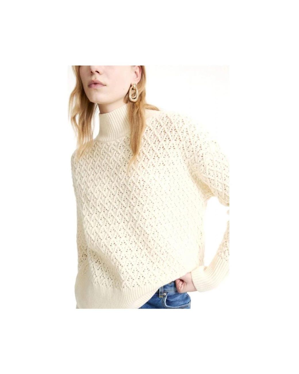 Marella White Turtlenecks
