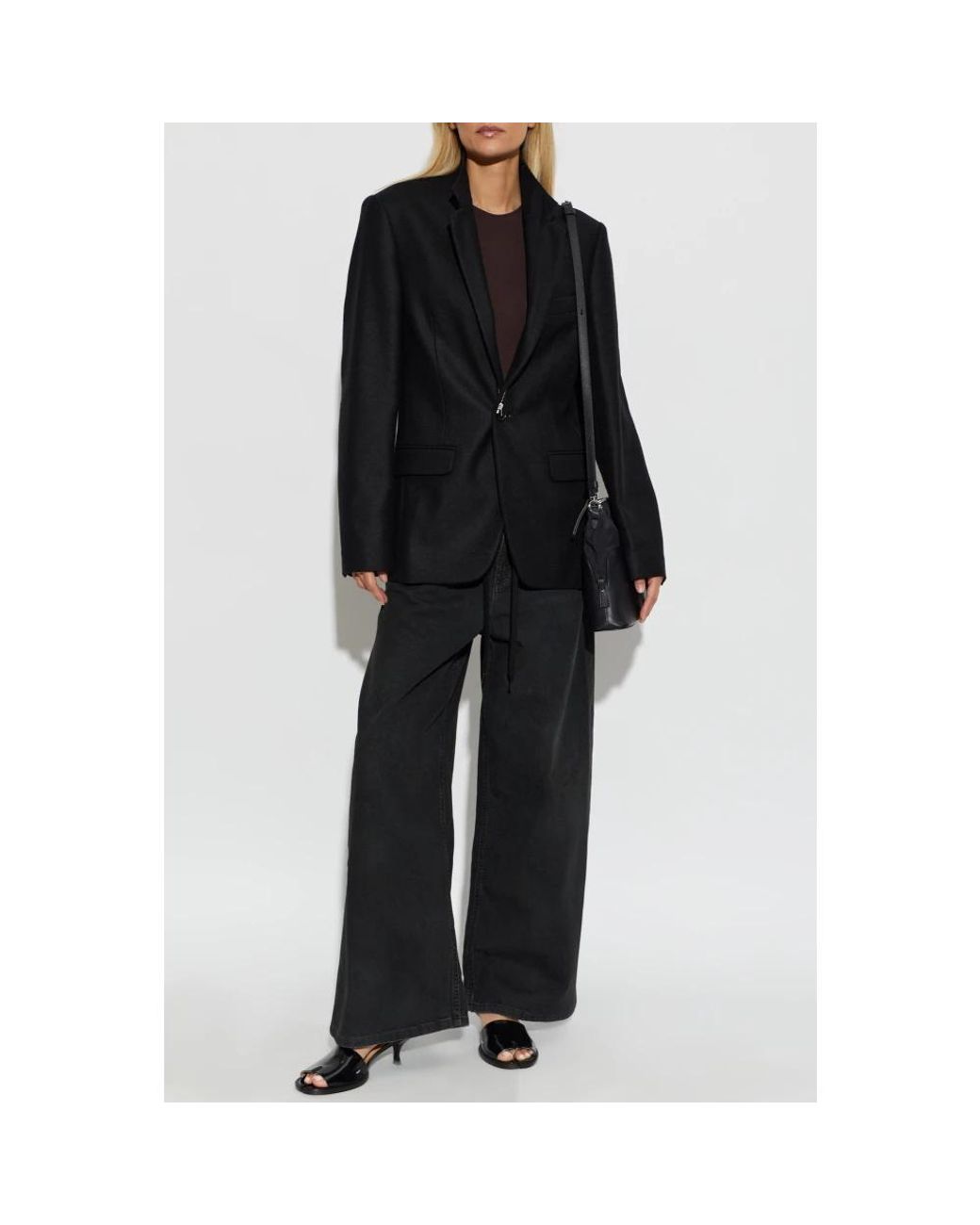 MM6 by Maison Margiela Black Blazers