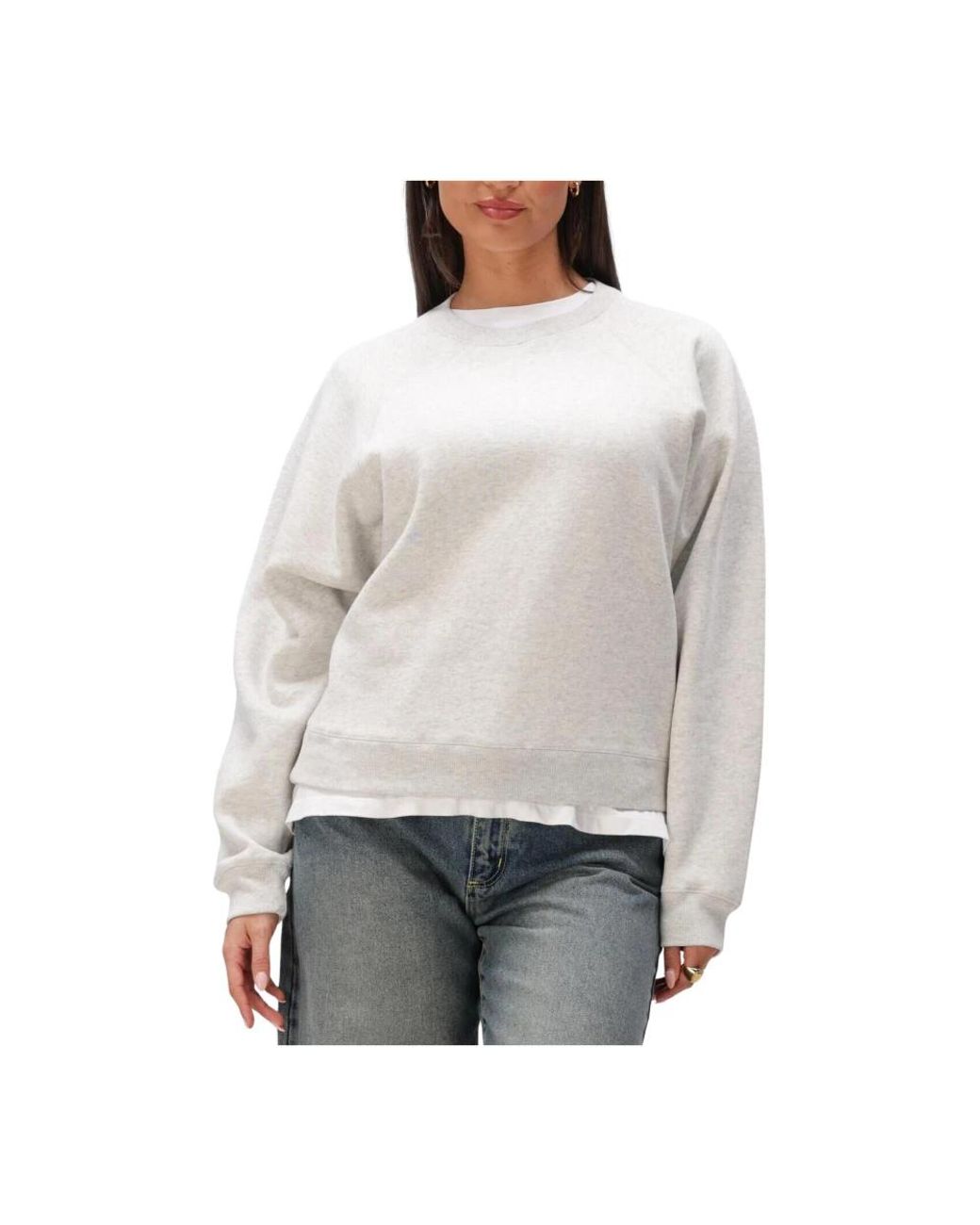 Catwalk Junkie Graphic Sweater in het Gray