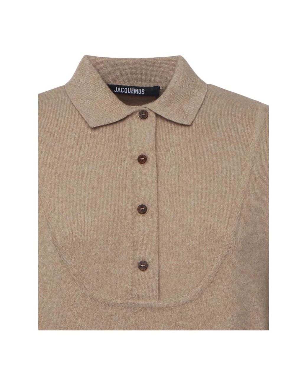 Jacquemus Natural Round-Neck Knitwear