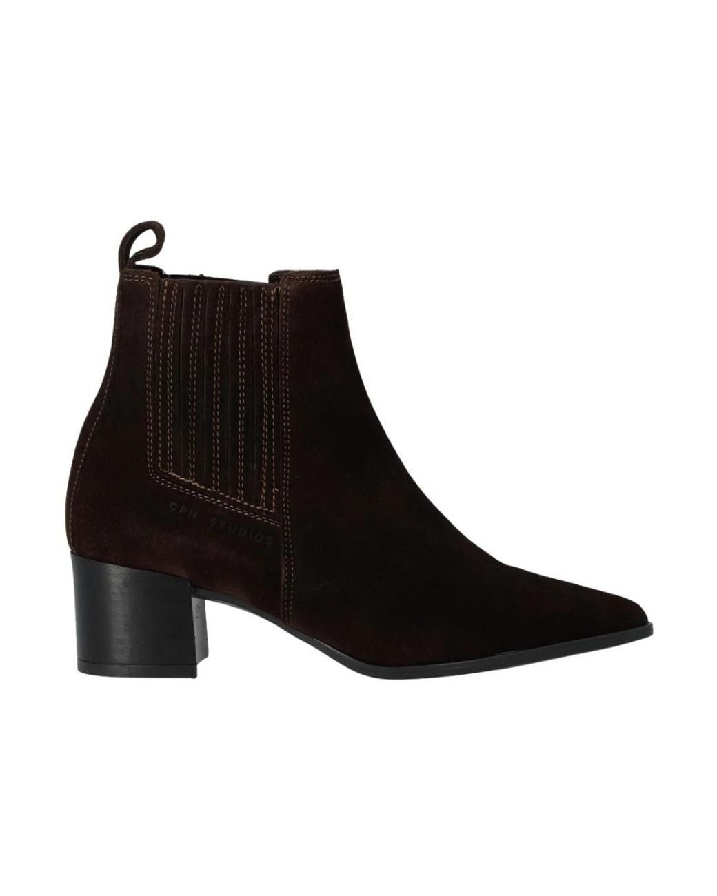 COPENHAGEN Black Heeled Boots